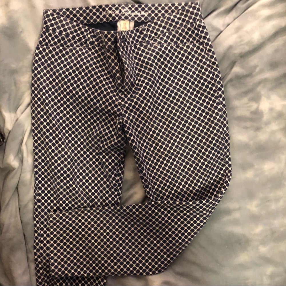Cropped patterned pant